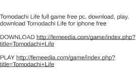 tomodachi life on computer