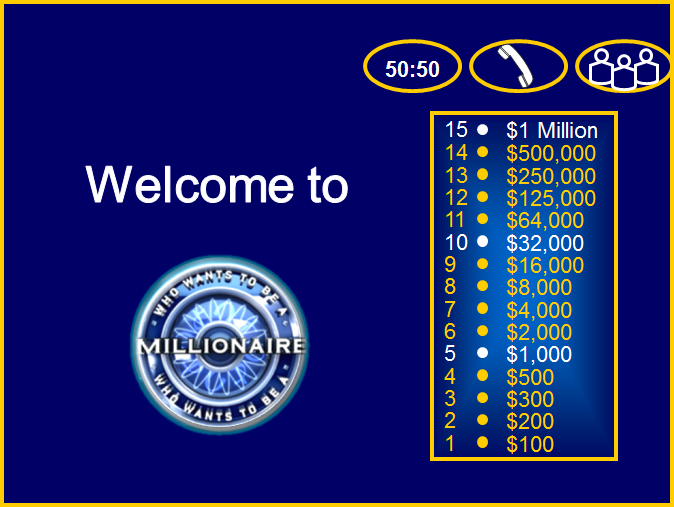 who wants to be a millionaire powerpoint game